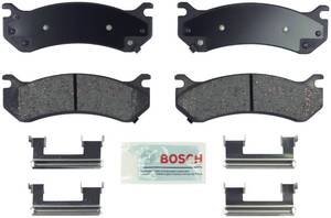lot 19227 image: BOSCH BE785H Blue Ceramic Disc Brake Pad Set With Hardware - Compatible With Select Cadillac Escalade Chevrolet Avalanche, Express, Silverado, Suburban, Tahoe GMC Savana, Sierra, Yukon, XL  More