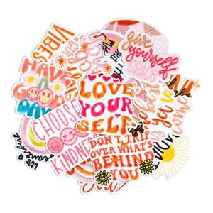lot 20209 image: Positive Affirmations Iron On Patches for Hats Cute 10 Pcs Embroidered Patch for Girls, Heat Press Inspirational Words for BackpacksJacketsBags DIY Decoration