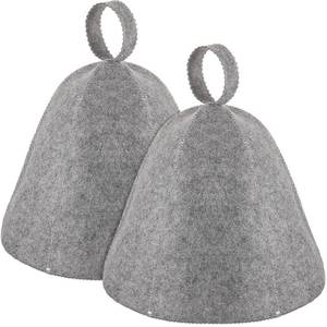 lot 20218 image: JaGely 1 Pc Sauna Hat Vaporarium Hat Sauna Wool Hat Russian Banya Cap for Men Women Bath Accessories (Gray)