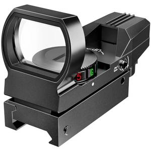 lot 20226 image: Feyachi Reflex Sight - Adjustable Reticle (4 Styles) Both Red and Green in One Red Dot Sight