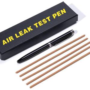 lot 20287 image: Air Leak Test Pen, with 1 Pencil & 5 Sticks, Dense, Low-Odor White Smoke, 2.5 Hour Smoke Output, Pinpoint Drafts, Leaks, and Air-Tightness Issues, Gas CO Spillage Checks of Boiler & Case Sills