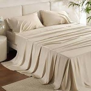 lot 17444 image: BedSure Unknown Size Sheet set with pillow cases