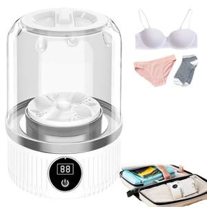 lot 1016 image: Portable Washing Machine, Underwear Washer, Small Washing Machines, Mini Washing Rechargeable Cordless Washing-Machine, Laundry Cup for Bra, Underwear, Socks (1 L capacity)
