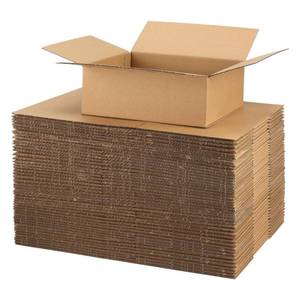 lot 1996 image: CRUGLA 40 Packs 8x6x3 Shipping Boxes for Small Business, Corrugated Cardboard Boxes Bulk for Shipping Packing Mailing