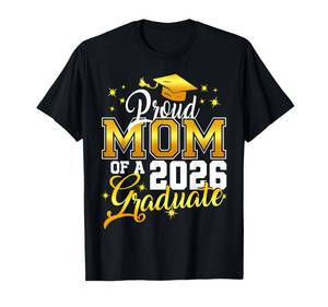 lot 2035 image: Senior Mom 2026 Graduation Proud mom of a 2026 Graduate T-Shirt L