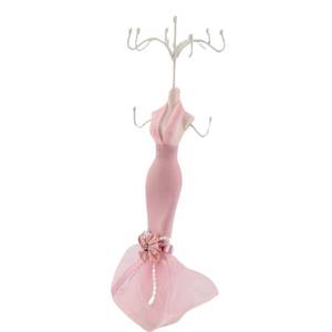 lot 2039 image: Jewelry Display- Lady Model Dress Stand Holder for Bracelet, Necklace, Earrings, Rings - Ideal for Women Girl GiftsSmall Model