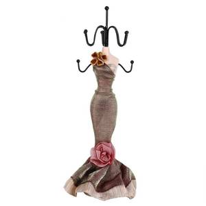 lot 2053 image: Fashion Jewelry Display Stand, Hanging Jewelry Organizer Holder Human Model For Jewelry Towers - Girls & Women (Small Model)
