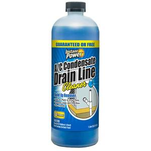 lot 2085 image: Instant Power AC Condensate Drain Line Cleaner - AC & HVAC Unclogger for Air Conditioner Drain Lines, Prevents Odors & Water Damage, Safe for Pipes & Septic Systems - 32 oz (Pack of 1)