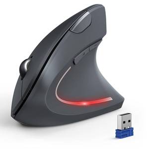 lot 2089 image: TECKNET Ergonomic Mouse, Wireless Bluetooth Vertical Mouse, 4800 DPI Optical Tracking, 6 Adjustable DPI, Quiet Clicks, 2.4GHz with USB A Receiver, 12 Months Battery, 6 Buttons, Wide Compatibility