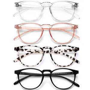 lot 2133 image: BOSSWIN Blue Light Blocking Glasses for WomenMen - 4-Pack Computer ReadingGamingTVPhone Glasses, Anti-Glare