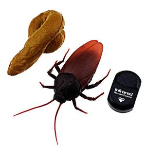 lot 2134 image: Tipmant RC Cockroach Roach Remote Control Insect Car Realistic Animal Fake Electric Kids Prank Tricky Toy for Halloween Christmas