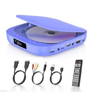 lot 4046 image: DVD Players for TV Desobry Mini DVD Player HDMI RCA Output 1080P HD All Region Free DVD CD Player with Remote Control, Compact Disc Player for Smart TV Support USBTF Card, PALNTSC