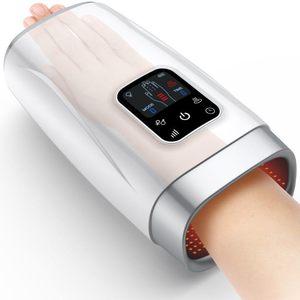 lot 4052 image: Hand Massager with Heat and Compression for Arthritis Carpal Tunnel Pain Relief,Hand Muscles,Finger Numbness and Relief Wrist Carpal Tunnel Pain Cordless Hand Massagers-Gifts for Women Men (Sliver)