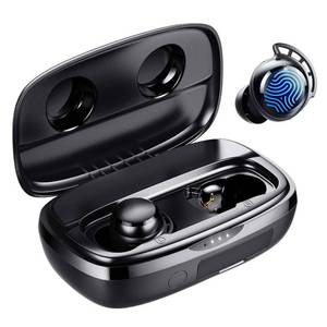 lot 4084 image: Tribit Wireless Earbuds, 110H Playtime Bluetooth 5.3 IPX8 Waterproof Touch Control True Wireless Bluetooth Earbuds with Mic Earphones in-Ear Deep Bass Built-in Mic Bluetooth Headphones, FlyBuds 3