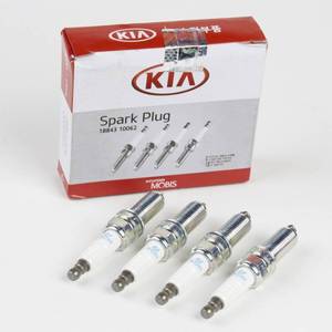 lot 4102 image: Genuine OEM Kia (Hyundai) NGK Spark Plugs (Pack of 4) 18843-10062