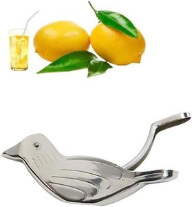 lot 4217 image: 1pc Silver Manual Lemon Juicer,Exquisite Bird Stainless Steel Manual Lemon Juicer and Lime Squeezer for Orange Lemon Lime,Applied to Homes and Restaurant Fruit and Vegetable Tools