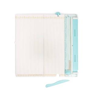 lot 5456 image: We R Memory Keepers Trim & Score Board (71337-1), 12x12 Board with Scoring Tool and Two Titanium Blades (71338-8), Great for Scrapbooking, Card Making, Paper Crafts