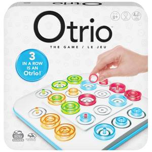 lot 5492 image: Spin Master Games, Otrio Strategy-Based Board Game, Classic Game, Advanced Tic Tac Toe STEM Activity, 2 Players, for Ages 8 & Up