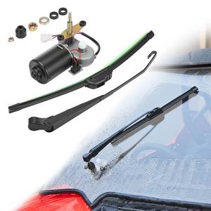 lot 6035 image: KEMIMOTO UTV Electric Windshield Wiper Motor Kit For Most UTV Compatible with Can Am Defender Pro Compatible with Mule Teryx 16 12V Wiper Blade
