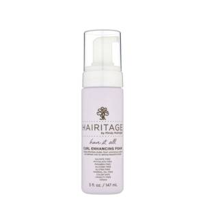 lot 6065 image: Hairitage Have It All Curl Enhancing Foam Mousse with Quinoa  Rice Protein for Frizz Control  Moisture - Lightweight Formula - Leaves Hair Full  Bouncy - Set Hairstyles  Curls, 5 oz