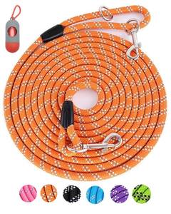 lot 6084 image: Long Dog Leash for Dog Training 20FT, Heavy Duty Dog Lead for Large Medium Small Dogs Outside Walking, Playing, Camping, or Yard,Orange