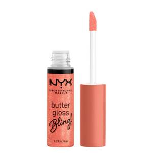 lot 6121 image: NYX PROFESSIONAL MAKEUP Butter Gloss Bling Lip Gloss, Non Sticky and Shiny Vegan Lip Makeup - Dripped Out