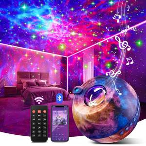 lot 6133 image: Galaxy Projector for Bedroom,15-Color Galaxy Light Projector Star Projector for Kids Night Light Projector Night Light for Kids,Remote 15 White Noise Sound Machine Ceiling Star Lights for Bedroom Gift