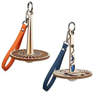 lot 6159 image: Nokiils Portable Wrist Yarn Holder for Crocheting, Acrylic Crochet Yarn Ball Holder with Wrist Strap, Yarn Spinner for Crocheting Knitting Craft Lovers (Lamb&Sunrise)