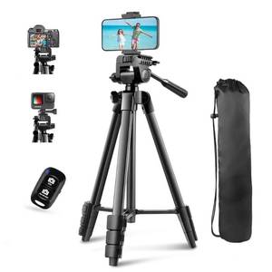 lot 9723 image: UBeesize 54 Camera Tripod, Phone Tripods for iPhone with Bag, Travel Tripode Stand with Remote Compatible with iPhone 17161514131211, Android Phones, Cameras, DSLR and Gopro