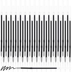 lot 10381 image: Zonon 30 Pieces Pen Refills Ink Ballpoint Pen Refill 3.9 Inch Replacement Ink Refill Bulk for Retractable Pens Office School Supplies, Medium Point(Black)