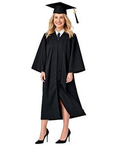 lot 10384 image: GradPlaza Matte Graduation Cap and Gown 2026 Tassel Graduation Gown Cap Tassel Middle&High School College