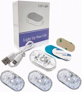 lot 10398 image: 4 Pieces LED Skateboard Lights Underglow, Skateboard Accessories Gift, Perfect LED Longboard Lamp or Scooter Light for Night Riding for Skating Shoes