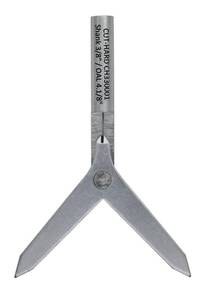 lot 10432 image: CUTHARD Round Bar Center Finder - 4.18 Length, 38 Shank, Bright Finish with Lineup Pointer