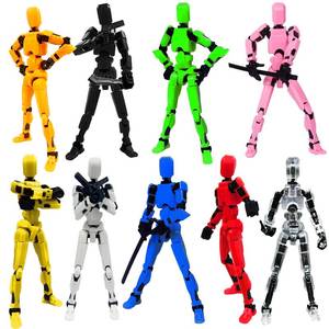 lot 10447 image: 2026 New Assembly Completed-Titan 13 Action Figure,Dummy Robot 13 Action Figures Set,3D Printed Multi-Jointed Action Figures,Nova 13 Action Figure for Collectors Desktop Decorations (9pcs)