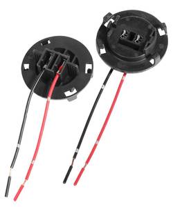 lot 10472 image: bylikeho 2PCS H7 Bulb Socket,Car Bulb Socket,LED Bulbs Socket,Car Accessories Headlight Lamp Connector Round Light Base,H7 Light Socket Harness Wire Connectors for Car Headlamp Related Replacement