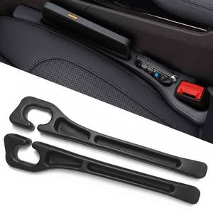 lot 11908 image: FortiyParts Car Seat Gap Filler Organizer of 2 - No Drop Seat Guard, Universal Car Seat Gap Filler, Durable Non-Slip Material, Easy 10-Second Install for Cars, Trucks & SUV (Black)