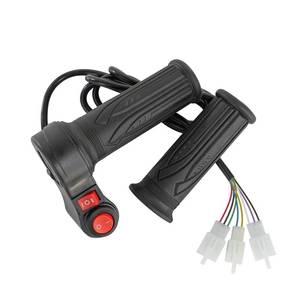 lot 11914 image: Universal Electric Twist Throttle 12-72V Three Speed Throttle with Reverse, Forward and Reverse Accelerator for Motorcycle Throttle