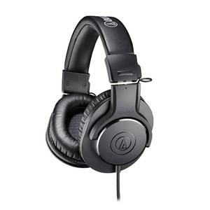 lot 11932 image: Audio-Technica ATH-M20x Professional Studio Monitor Headphones, Black