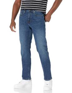 lot 11941 image: Amazon Essentials Mens Athletic-Fit Stretch Jeans - Discontinued Colors, Medium Wash, 32W x 29L
