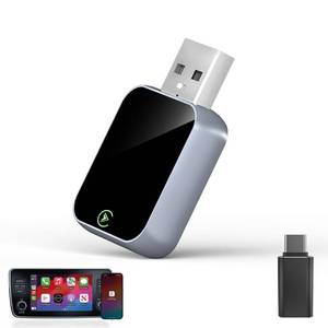 lot 12233 image: Enhanlife 2026 Wireless CarPlay Adapter for iPhone - No Audio Lag, 5s Auto-Connect- Convert Factory Wired to Wireless CarPlay - Bluetooth 5.3 & 5GHz Wi-Fi - Plug & Play (Includes USB AC)