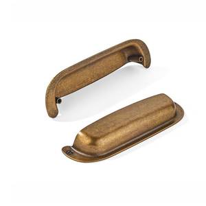 lot 12277 image: khtumeware 9 Pack 5(128mm) Hole Center Vintage Drawer Retro Pulls Antique Brass Cabinet Bin Cup Pulls Bathroom Hardware Cabinet Handles Drawer Handles Knobs