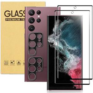 lot 12290 image: XDesign 22 Pack Galaxy S22 Ultra Screen Protector, 9H Tempered Glass Scratch Resistant, Ultrasonic Fingerprint Support, For Samsung Galaxy S22 Ultra 5G 6.8 Inch Glass Screen Protector