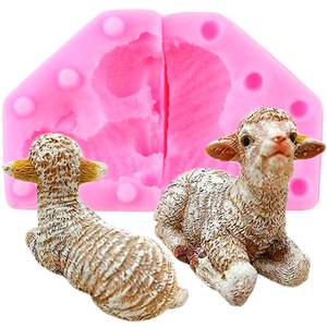 lot 12305 image: Mini 3D Sheep Fondant Silicone Mold Cake Sugar Craft Chocolate Candy Baking Pastry Tools Candle Soap Mold Plaster Resin Polymer Clay Mould