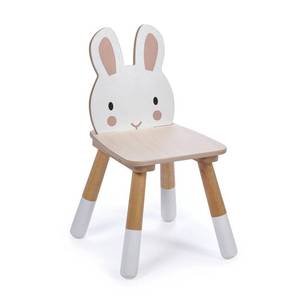 lot 15915 image: Tender Leaf Toys - Forest Table and Chairs Collections - Adorable Kids Size Art Play Game Table and Chairs - Made with Premium Materials and Craftsmanship for Children 3 (Forest Rabbit Chair)