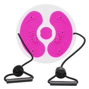 lot 15919 image: Ab Twist Waist Disc Board,Adjustable Waist Trainer Twisting Disc with Handles,Waist Slimming Balance Rotating Disc with Massage Foot Sole for Slimming Waist Arms Hips and Thighs (Red)