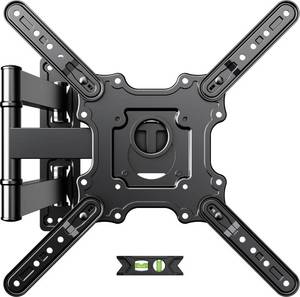 lot 15940 image: USX MOUN TV Wall Mount for Most 26-60 Inch TVs up to 77 lbs, Full Motion Wall Mount TV Bracket with Swivel Tilt Single Stud Design for Corner, Max VESA 400x400mm fit Most 32 40 42 43 50 55 60 TVs