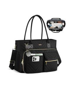 lot 15943 image: Teacher Tote Bag for Women,Work Bag with 15.6 inch Laptop Compartment,Nurse Bag with Shoulder Strap,Large Computer Handbag Purse for Business,Daily,Travel,College,Valentines Day Gift
