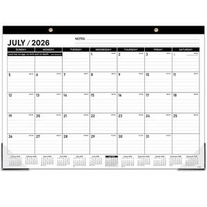 lot 16191 image: Desk Calendar 2026-2027 - JUL. 2026 - DEC 2027, 18 Months Large Desk Calendar 2026-2027, 17 x 12, Desk Pad, Large Ruled Blocks, to-do List & Notes, Best DeskWall Calendar for Planning or Organizing