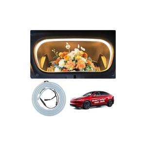 lot 16197 image: cybtkcar 2026 Model Y Juniper Frunk LED Strip Model Y 2020-2026 Flexible Silicone Waterproof Interior Lighting Bar Tesla Front Trunk Accessories Ambient Lights