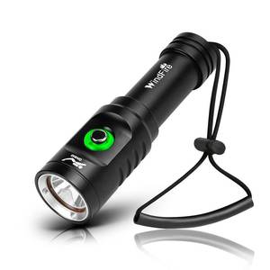 lot 16216 image: WINDFIRE Dive Light Scuba Diving Flashlight, Super Bright Rechargeable Waterproof Torch with Power Indicator, 3 Modes Underwater Lights, Scuba & Snorkeling Safety Dive Lights for Night Diving missing battery